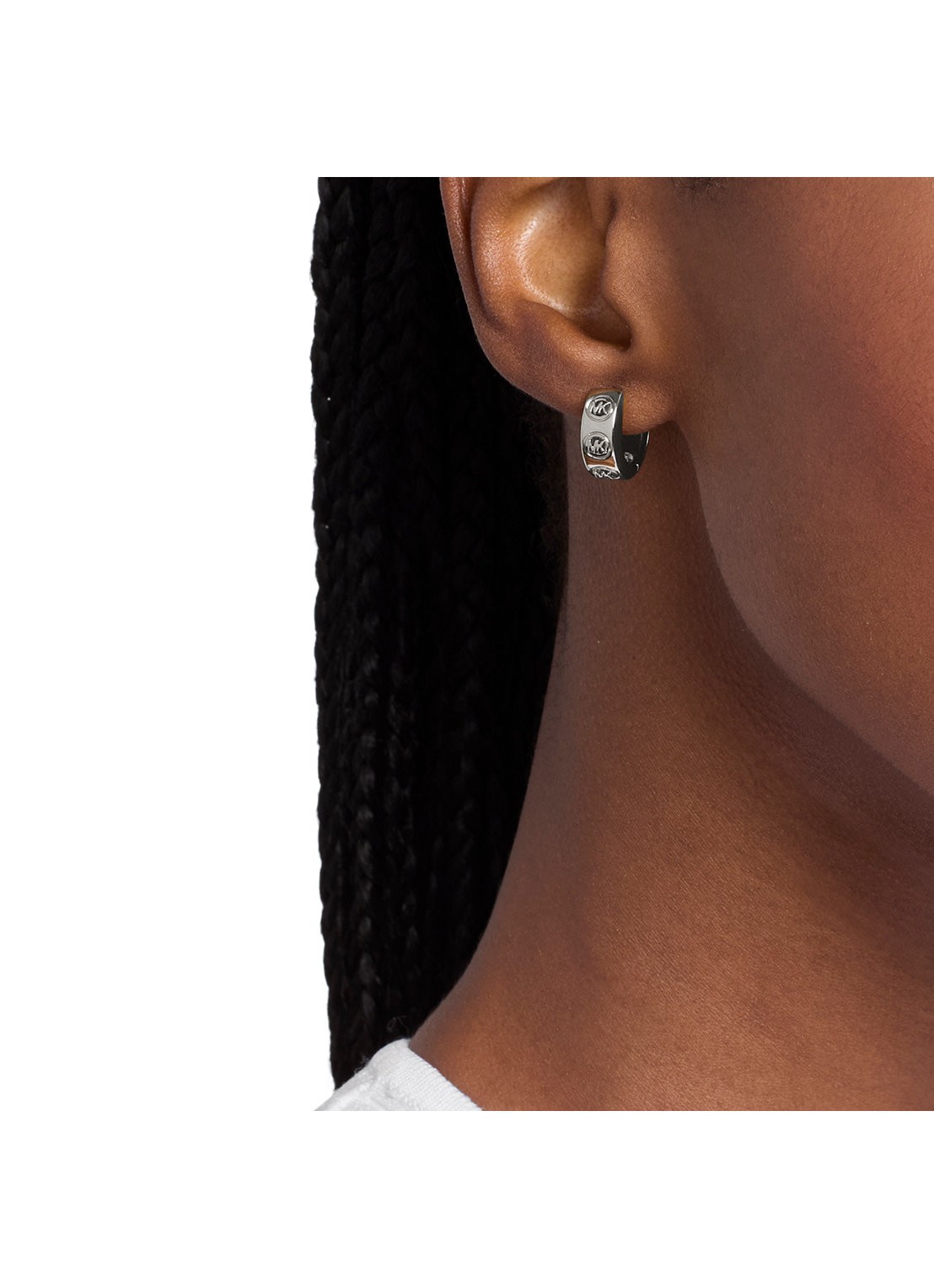 Michael Kors Premium oorringen MKJ8655040 - detail 3 zilver