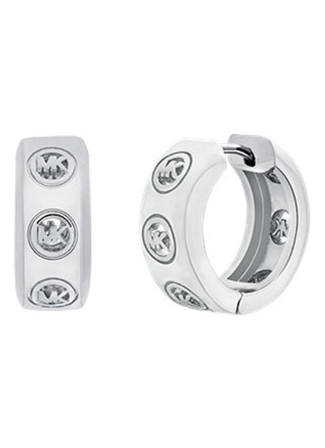 Michael Kors Premium oorringen MKJ8655040 - voorkant 4 zilver