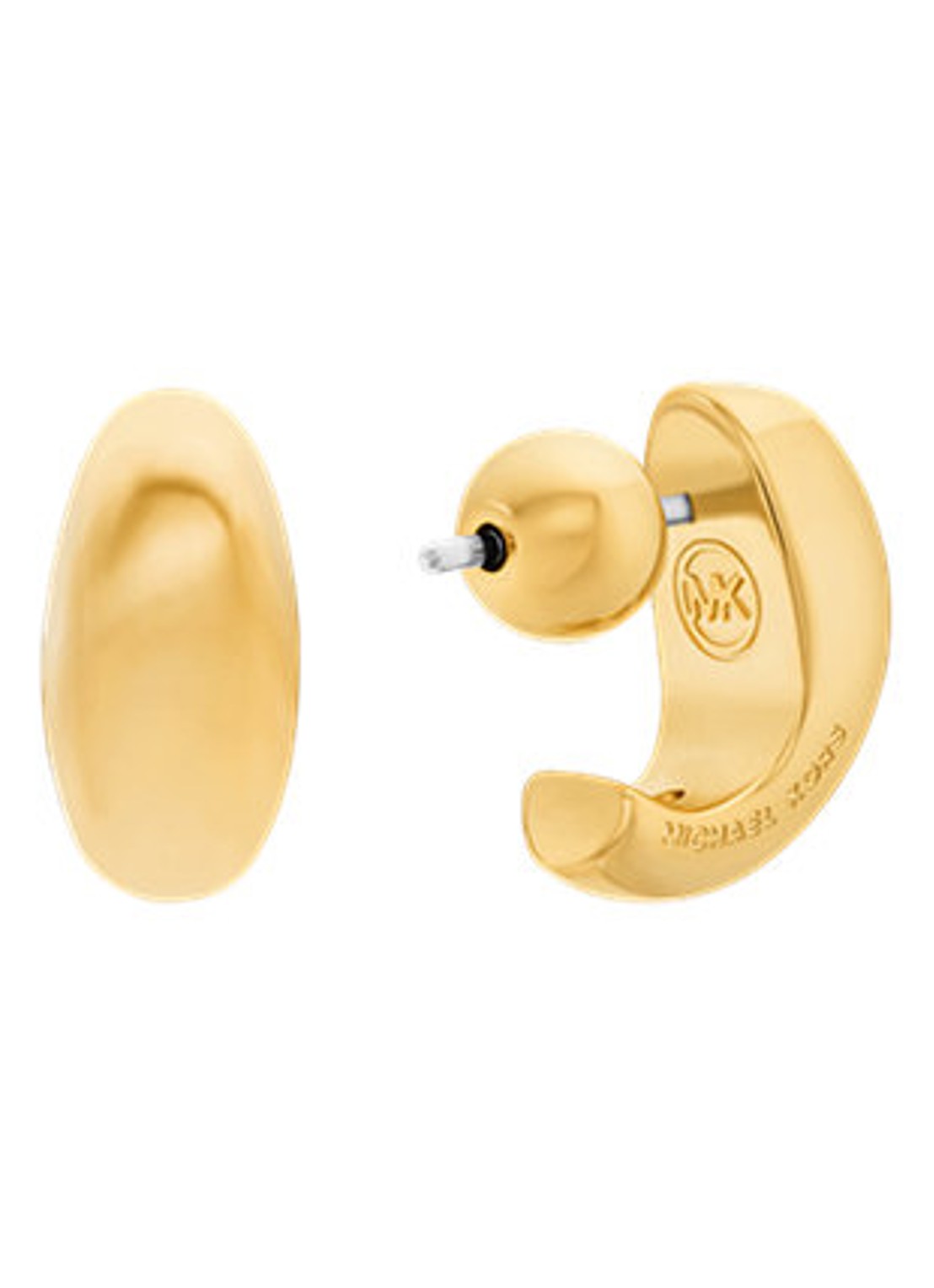 Michael Kors Premium oorringen verguld MKJ8606710 - detail goud