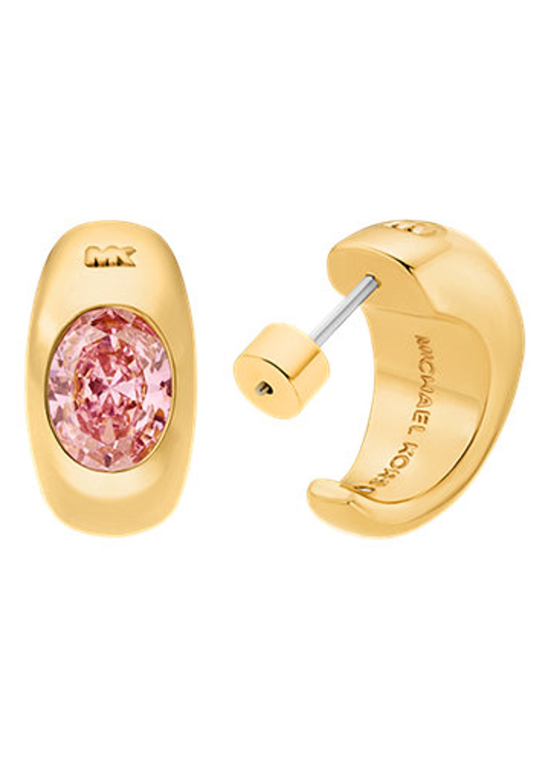 Michael Kors Premium oorringen verguld MKJ8630710 - detail 2 goud