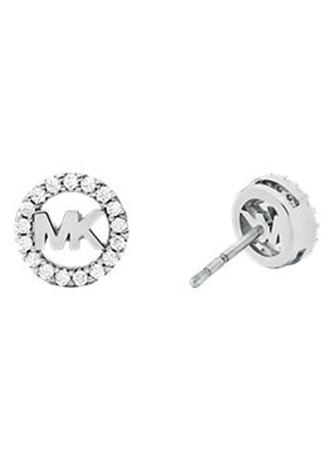 Michael Kors Premium oorstekers MKJ8700040 - detail zilver