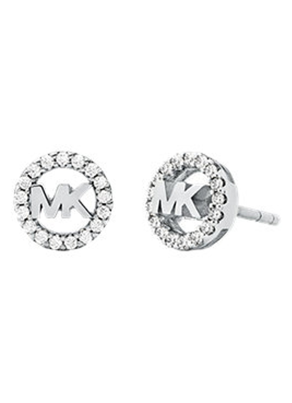 Michael Kors Premium oorstekers MKJ8700040 - voorkant 3 zilver