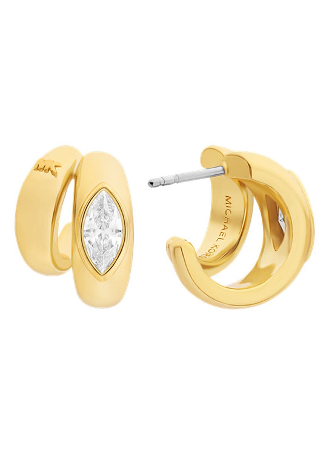 Michael Kors Premium oorstekers verguld MKJ8678710 - detail 2 goud