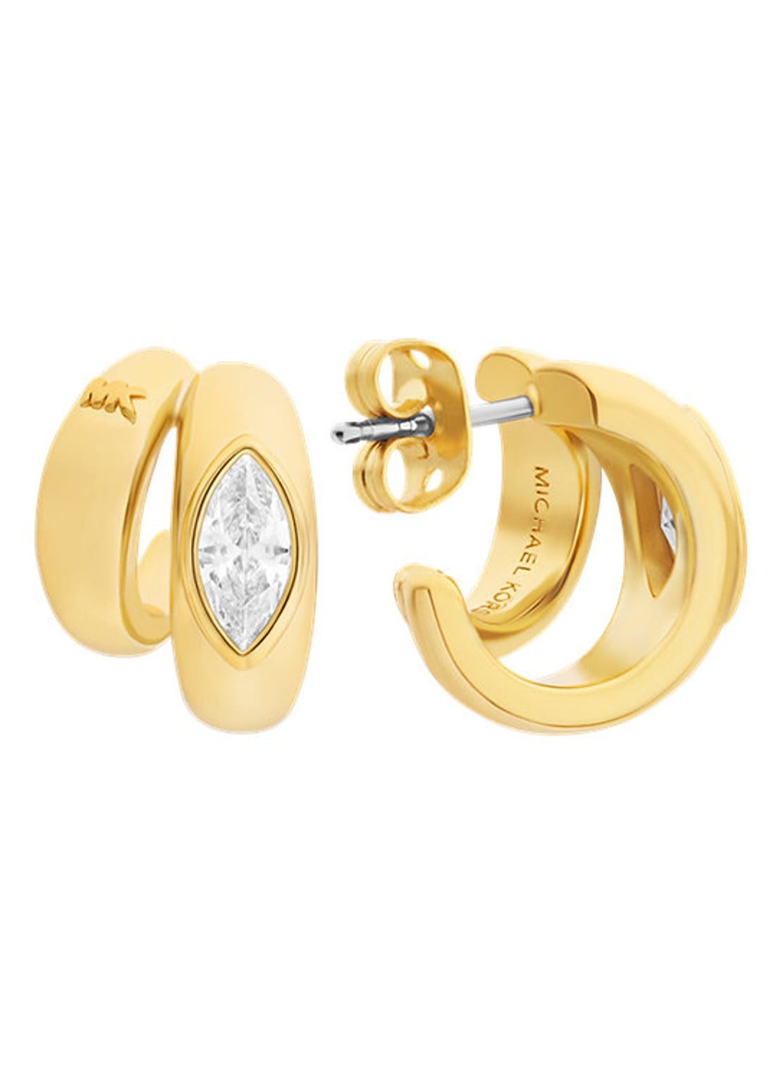 Michael Kors Premium oorstekers verguld MKJ8678710 - detail 3 goud