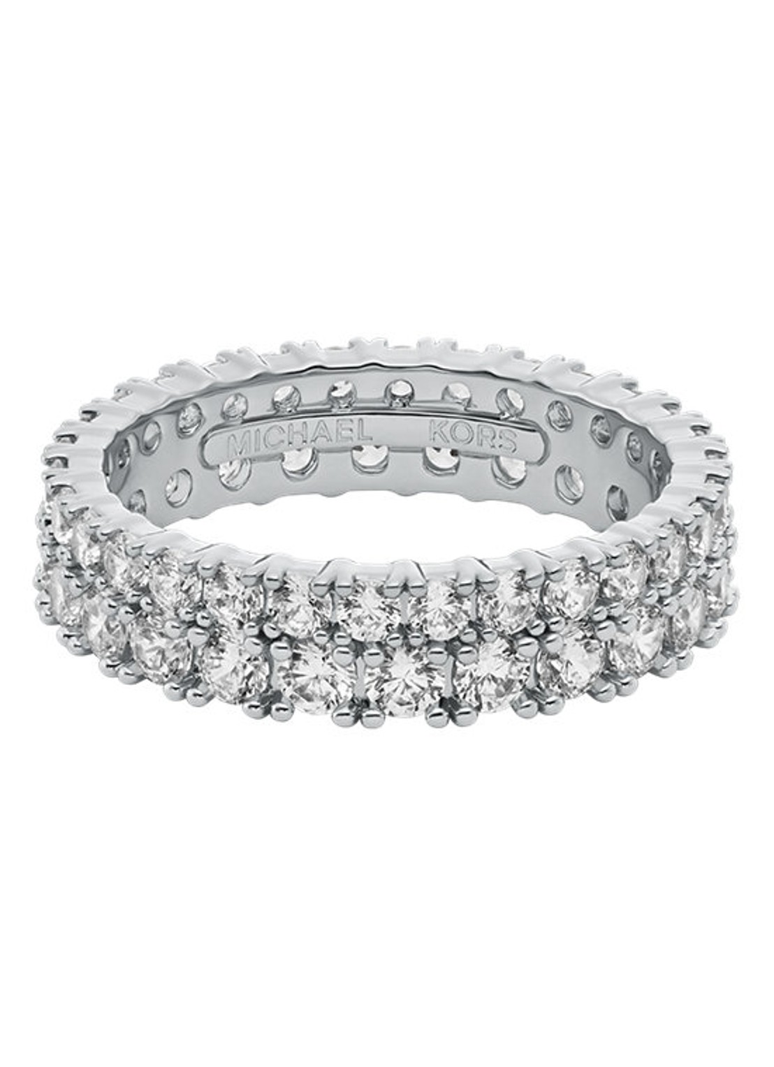 Michael Kors Premium ring met zirkonia MKJ8523040 - detail 2 zilver