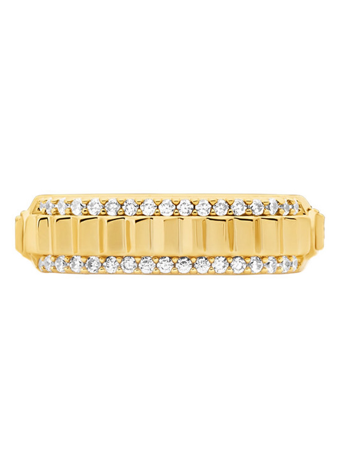 Michael Kors Premium ring MKJ8611710 - voorkant goud