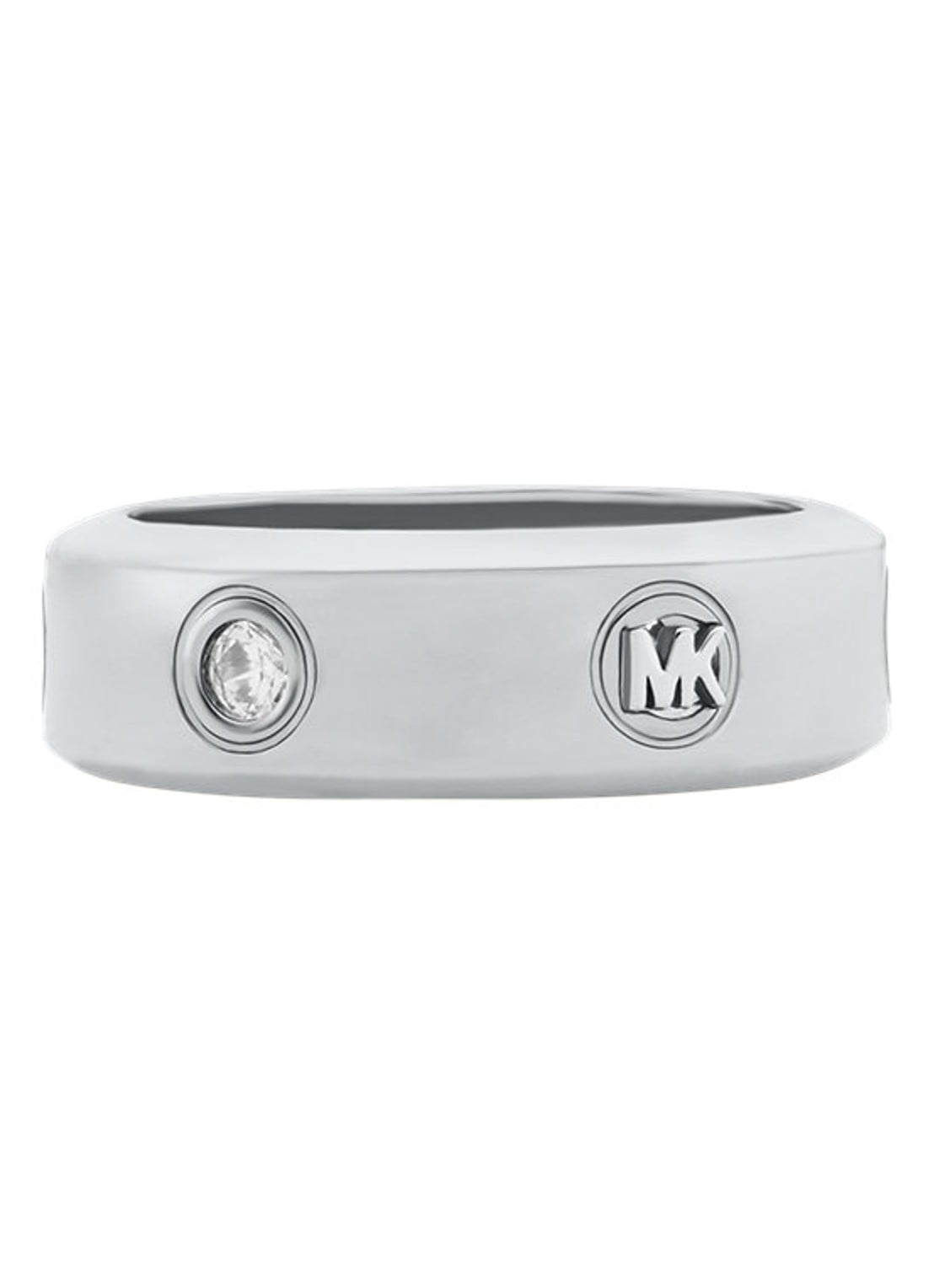 Michael Kors Premium ring MKJ8651040 - voorkant 3 zilver