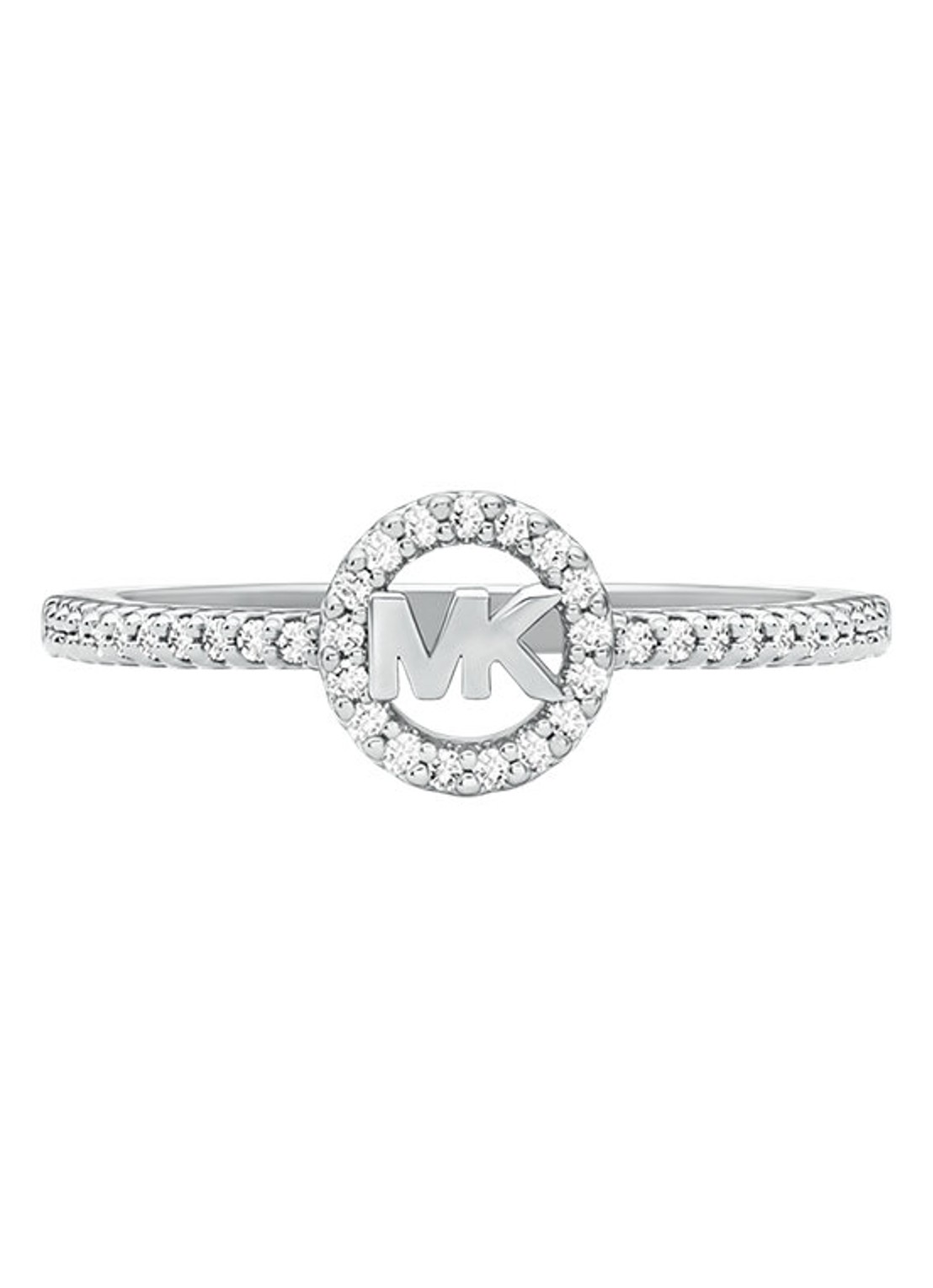 Michael Kors Premium ring MKJ8721040 - voorkant 2 zilver