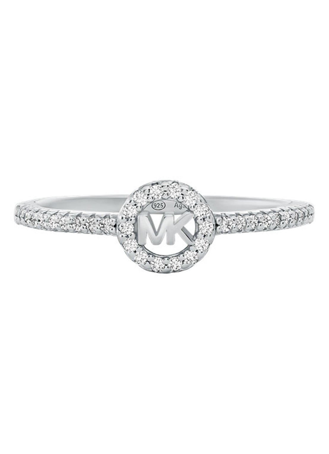 Michael Kors Premium ring van zilver MKC1829040 - voorkant 2 zilver