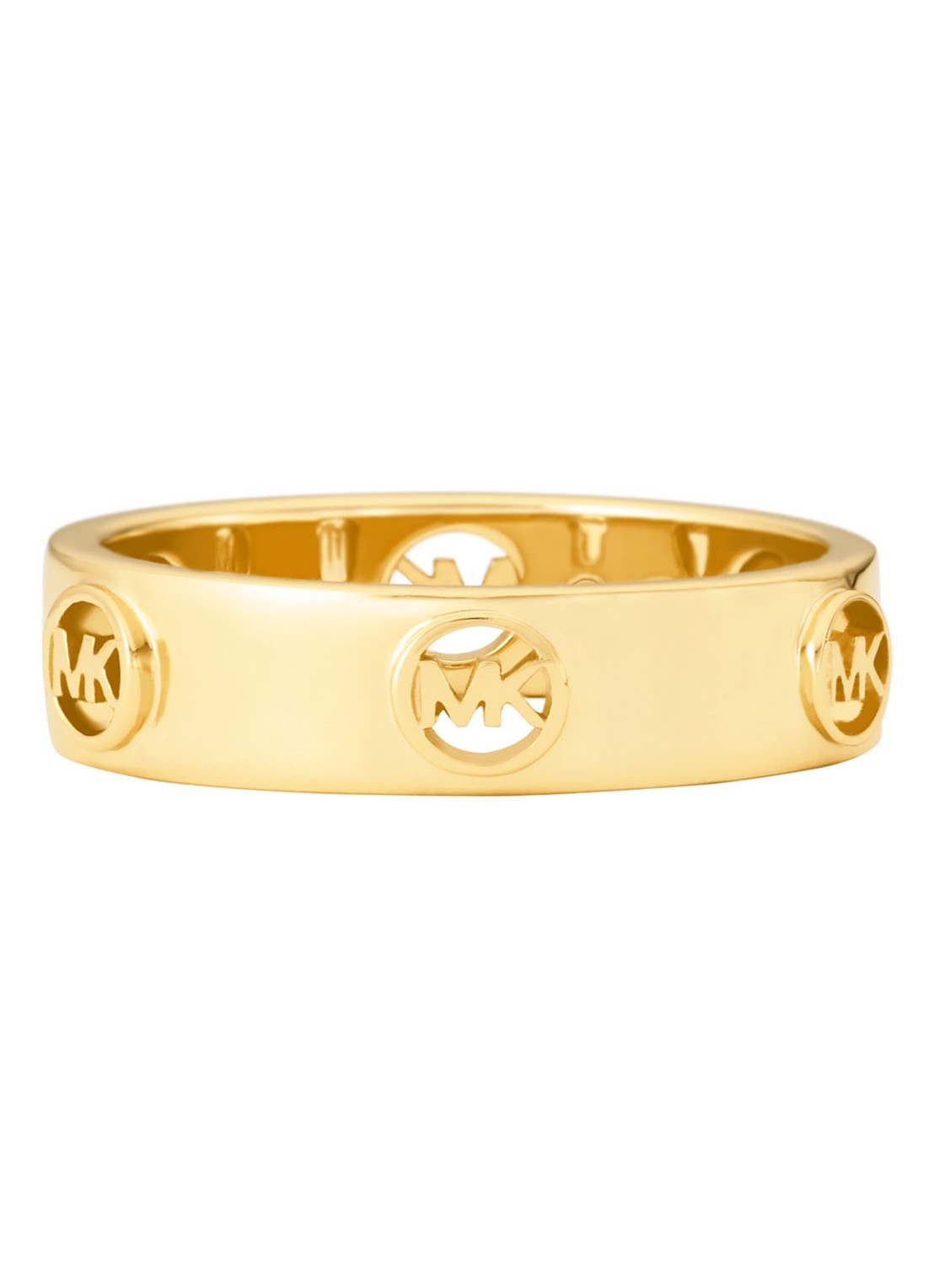 Michael Kors Premium ring verguld MKC1550AA710 - voorkant 2 goud