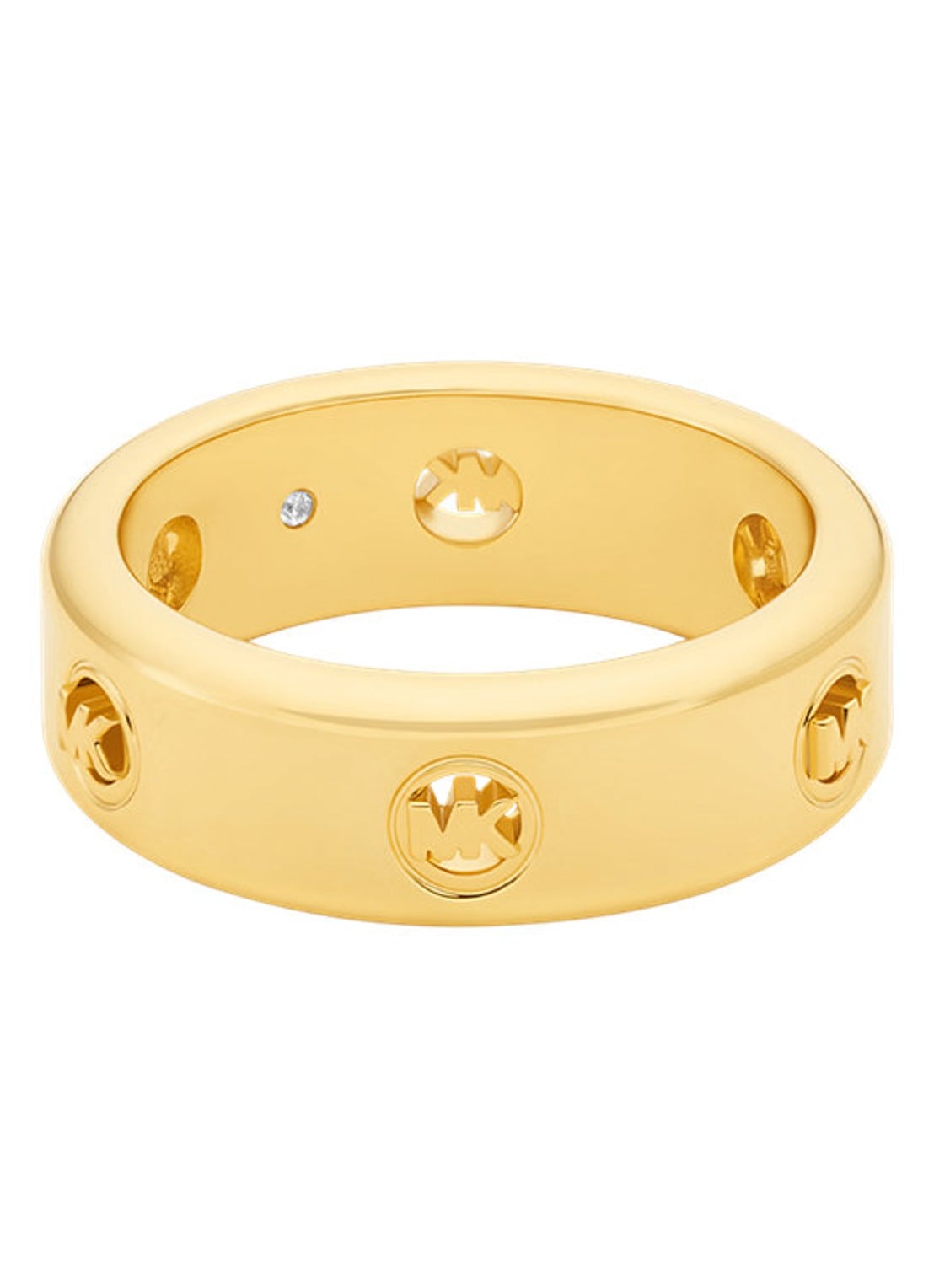 Michael Kors Premium ring verguld MKJ8616710 - detail goud
