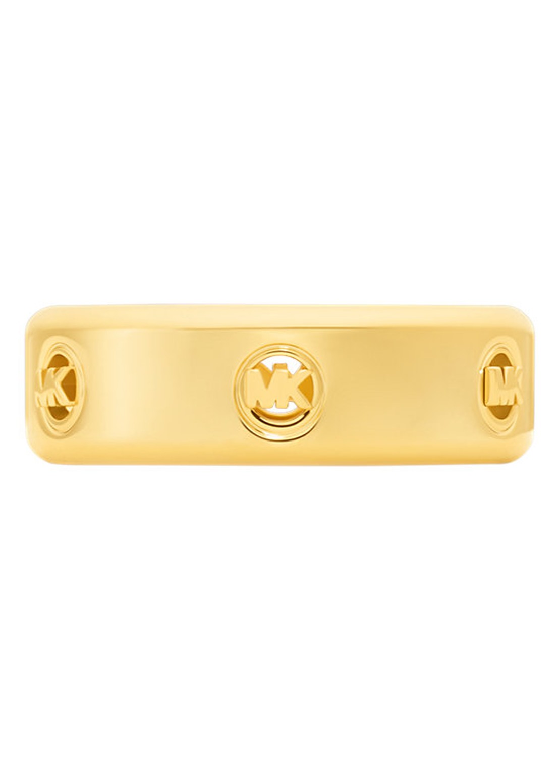 Michael Kors Premium ring verguld MKJ8616710 - voorkant 2 goud
