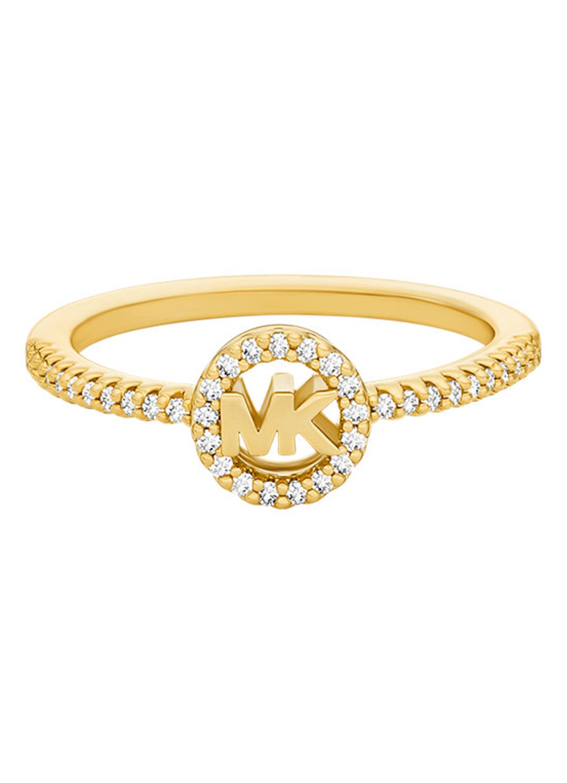 Michael Kors Premium ring verguld MKJ8721710 - detail 2 goud