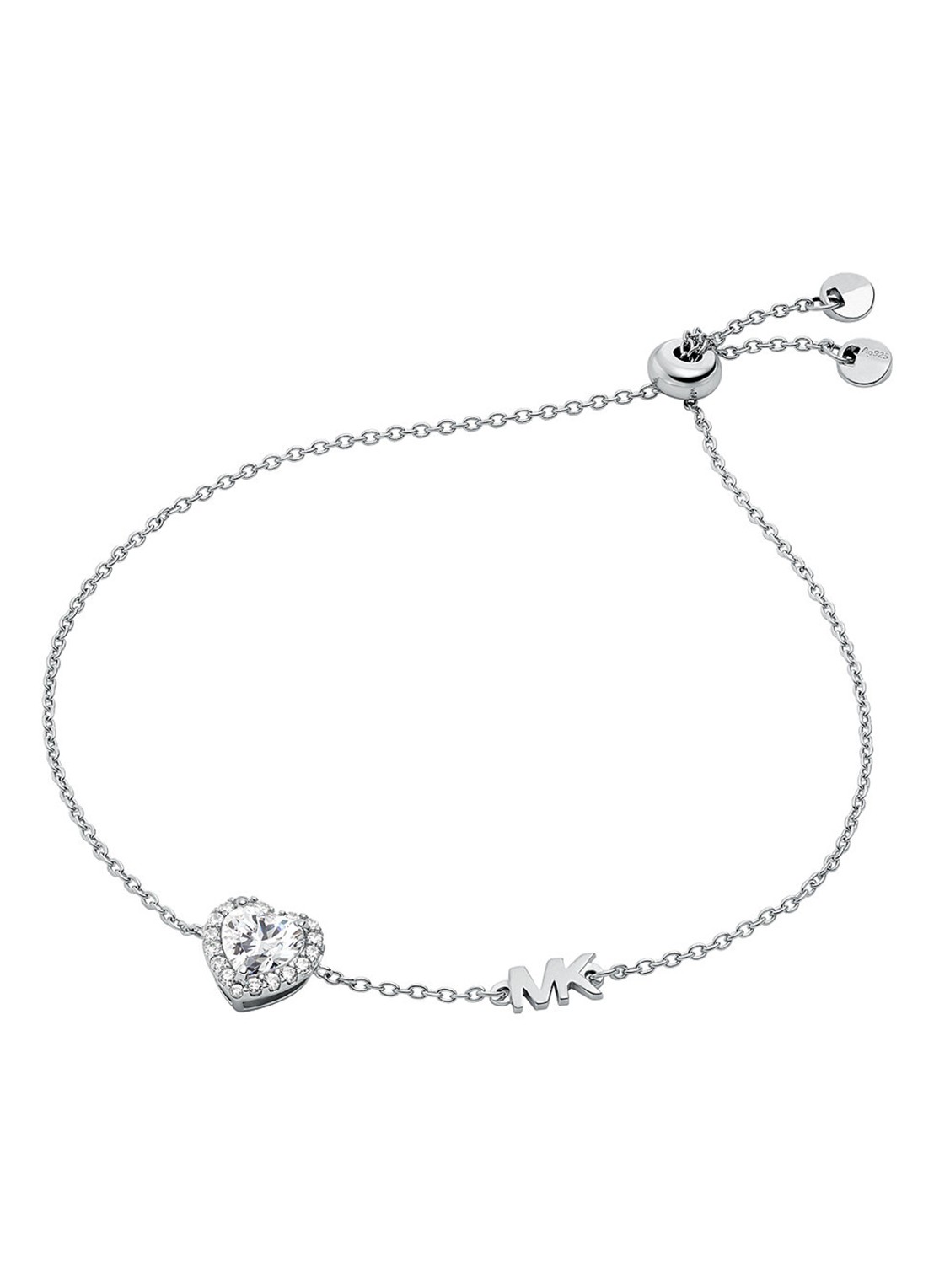 Michael Kors Premium schakelarmband van zilver MKC1518AN040 - voorkant zilver