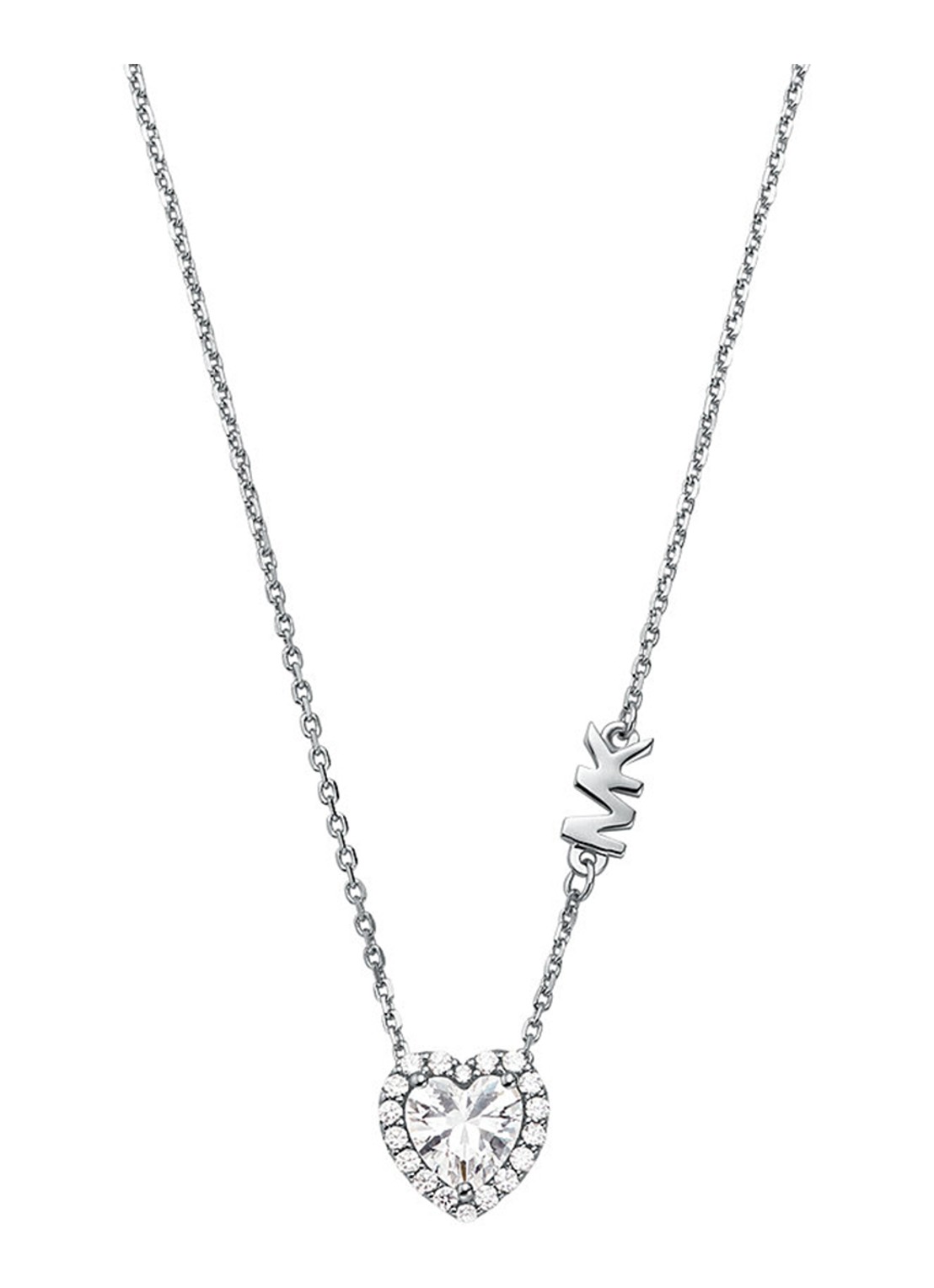 Michael Kors Premium schakelketting van zilver MKC1520AN040 - voorkant zilver