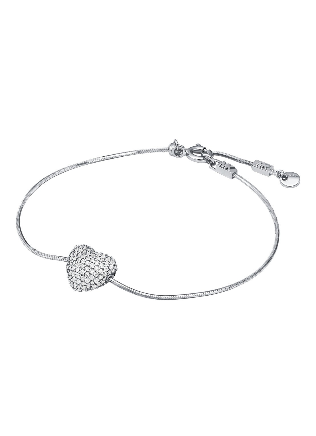 Michael Kors Premium set van armband en oorstekers MKC1833SET - detail zilver