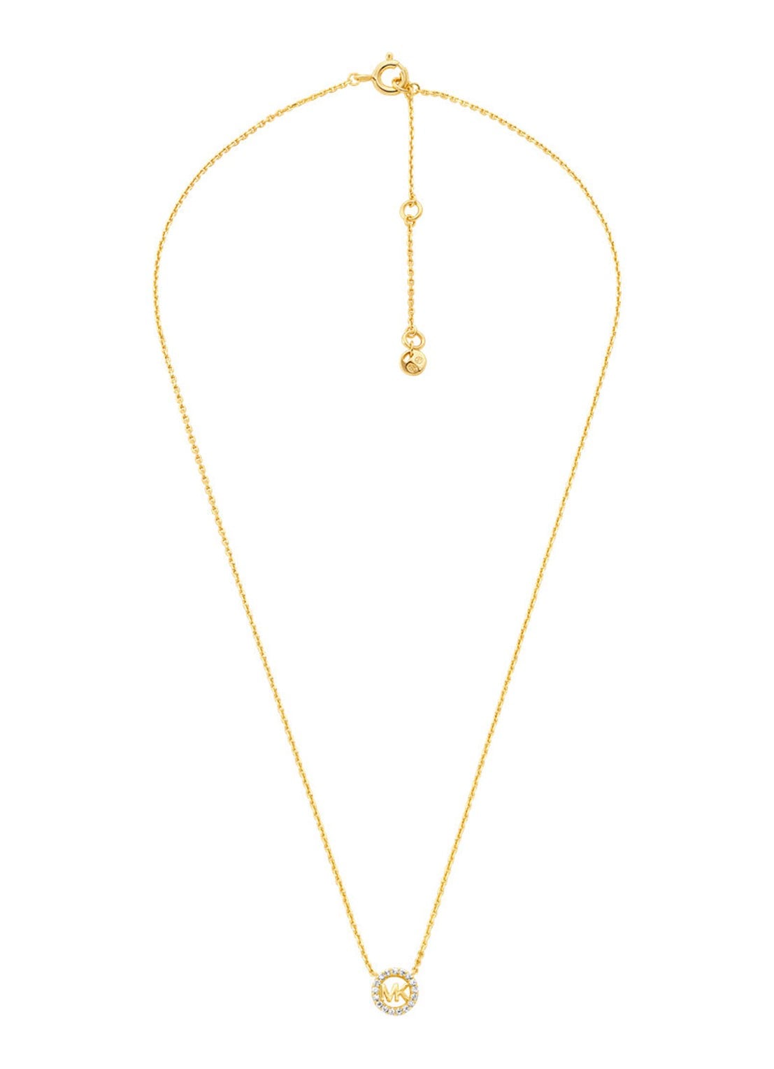 Michael Kors Premium set van ketting en oorknopjes MKC1837SET - detail 2 goud