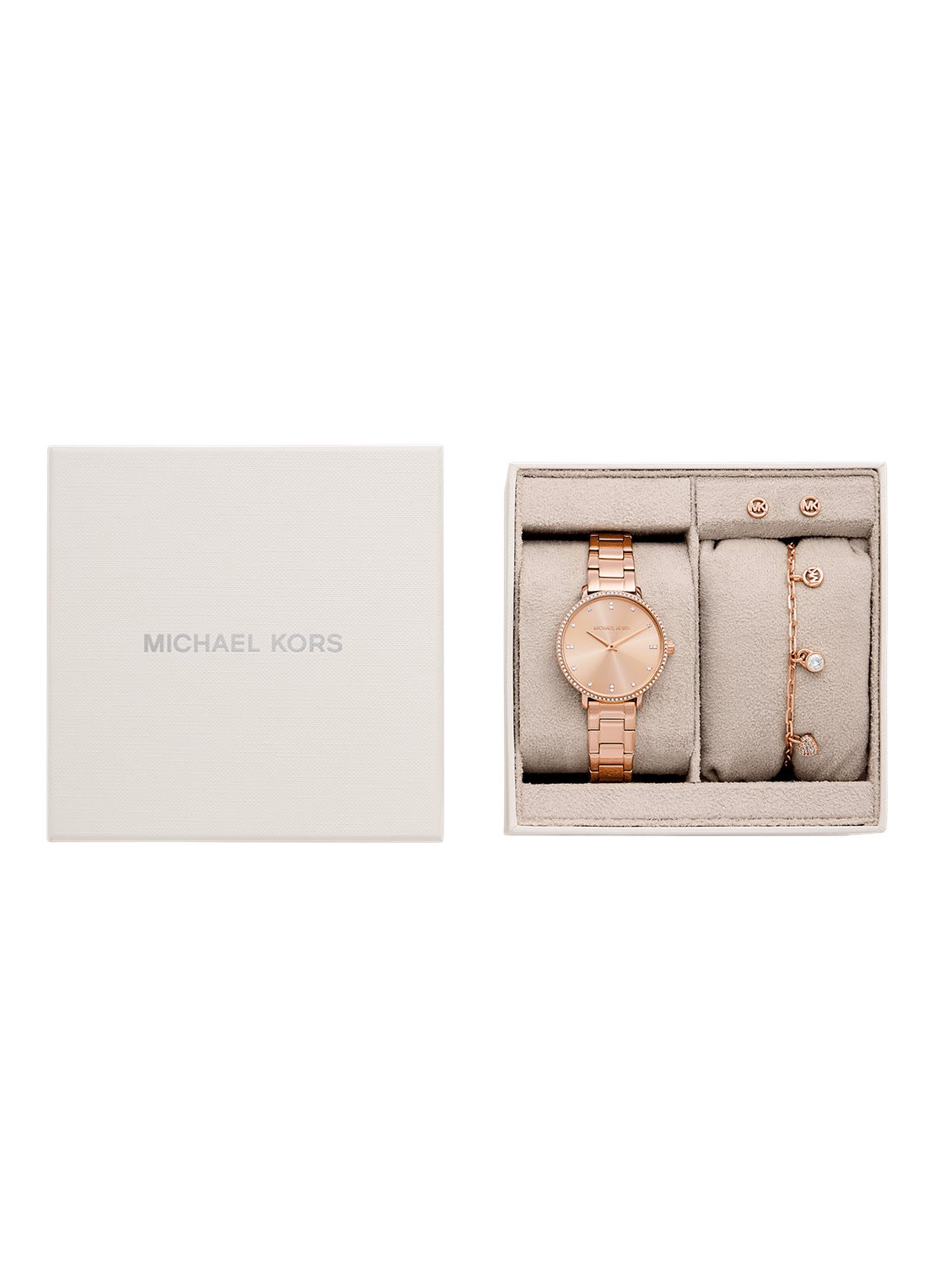 Michael Kors Pyper Horloge Giftset MK7645SET - detail 4 roségoud