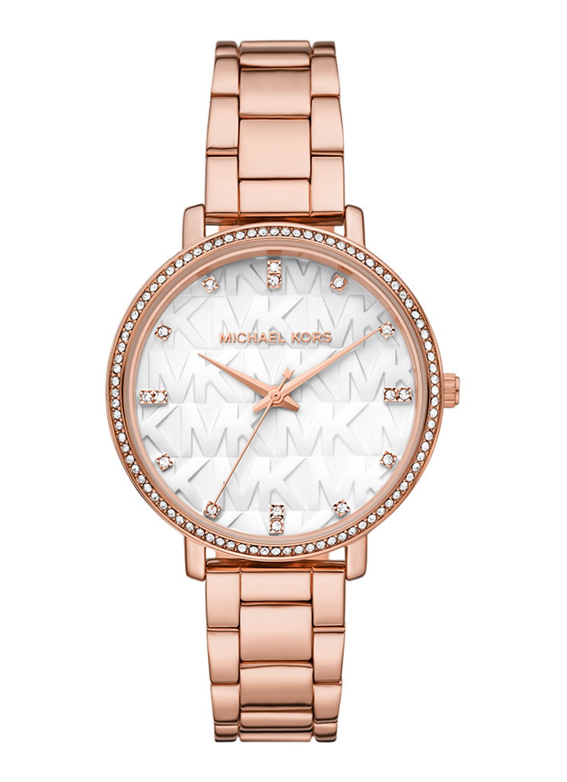 Michael Kors Pyper horloge MK4917 - voorkant roségoud