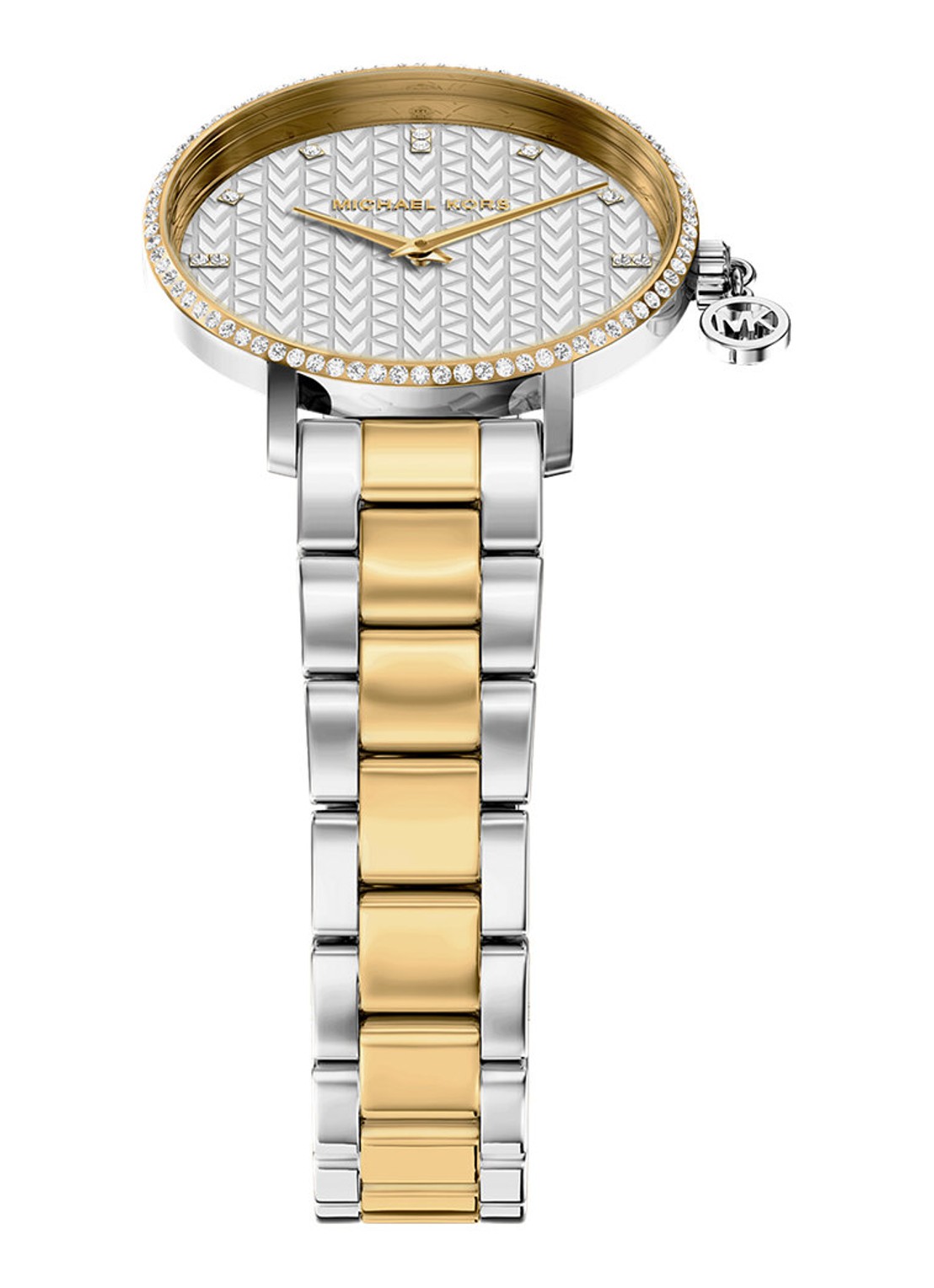 Michael Kors Pyper horloge MK7574 - detail 3 zilver