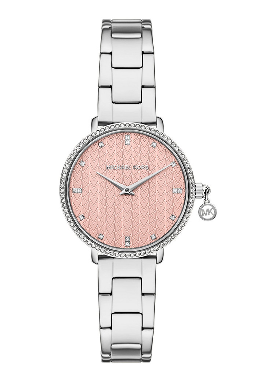 Michael Kors Pyper horloge MK7617 - voorkant 5 zilver