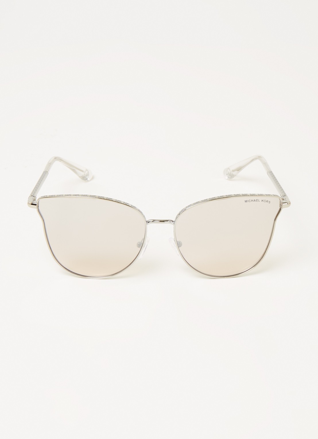 Michael Kors Salt Lake City zonnebril MK1120 - voorkant 2 zilver