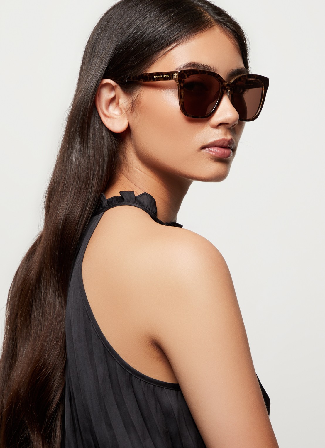 Michael Kors San Marino zonnebril MK2163  - voorkant 3 bruin