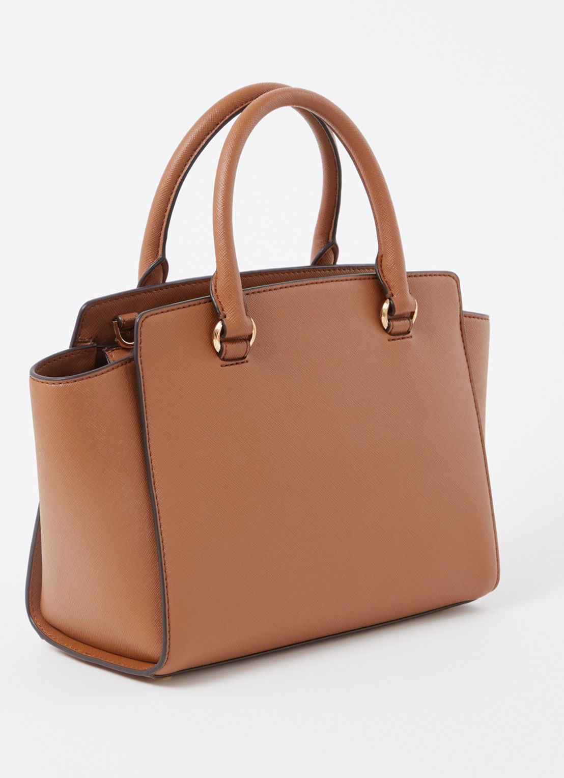 Michael Kors Selma M handtas met afneembare schouderriem - achterkant 6 bruin