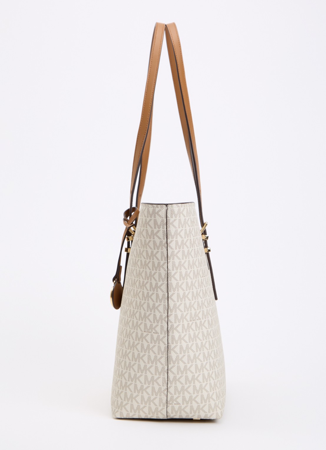 Michael Kors Shopper met logoprint - detail 4 gebroken wit