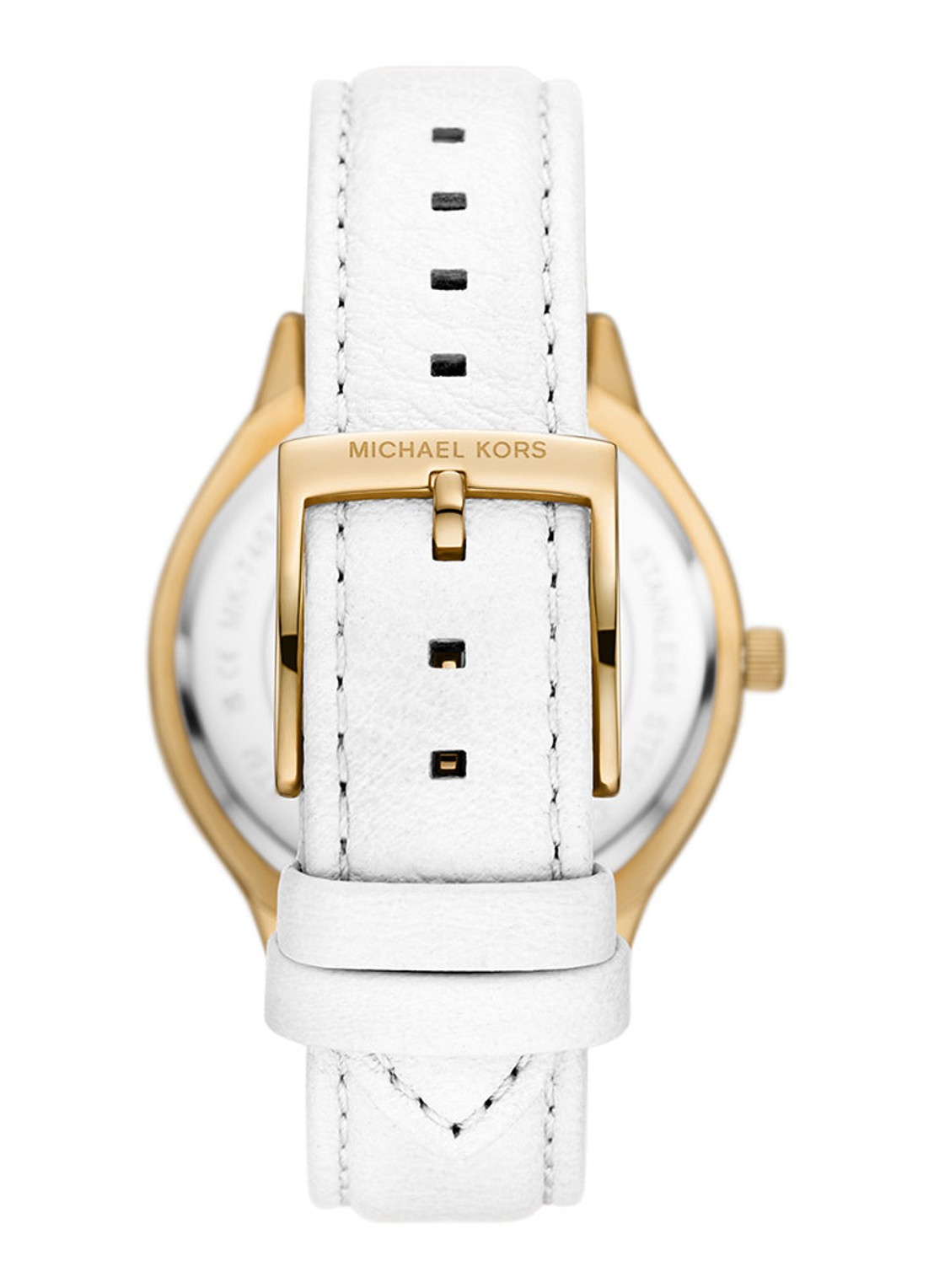 Michael Kors Slim Runway horloge MK7544 - detail goud