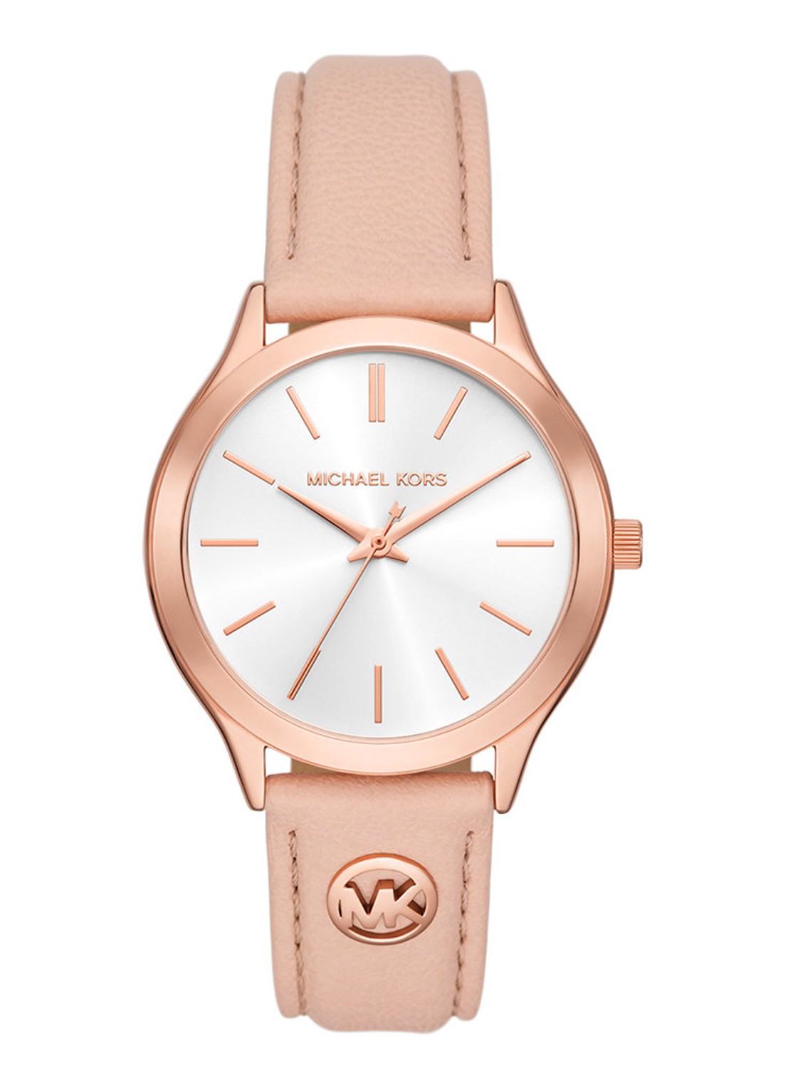 Michael Kors Slim Runway horloge MK7545 - voorkant roségoud
