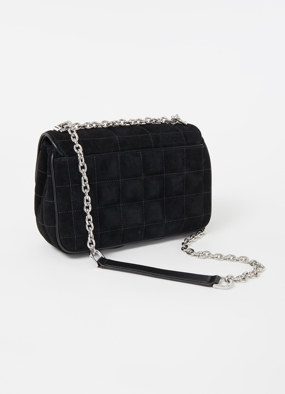 Michael Kors SoHo Large schoudertas met leren details - achterkant zwart