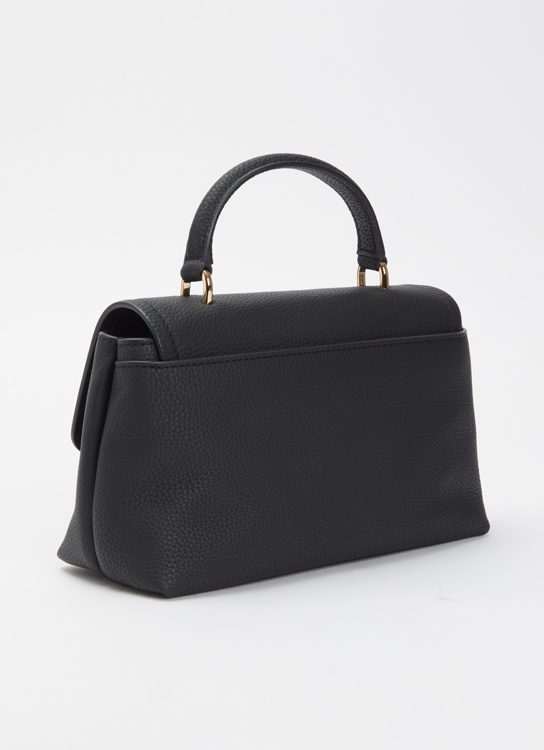 Michael Kors Tribeca schoudertas van leer met afneembare schouderriem  - achterkant zwart