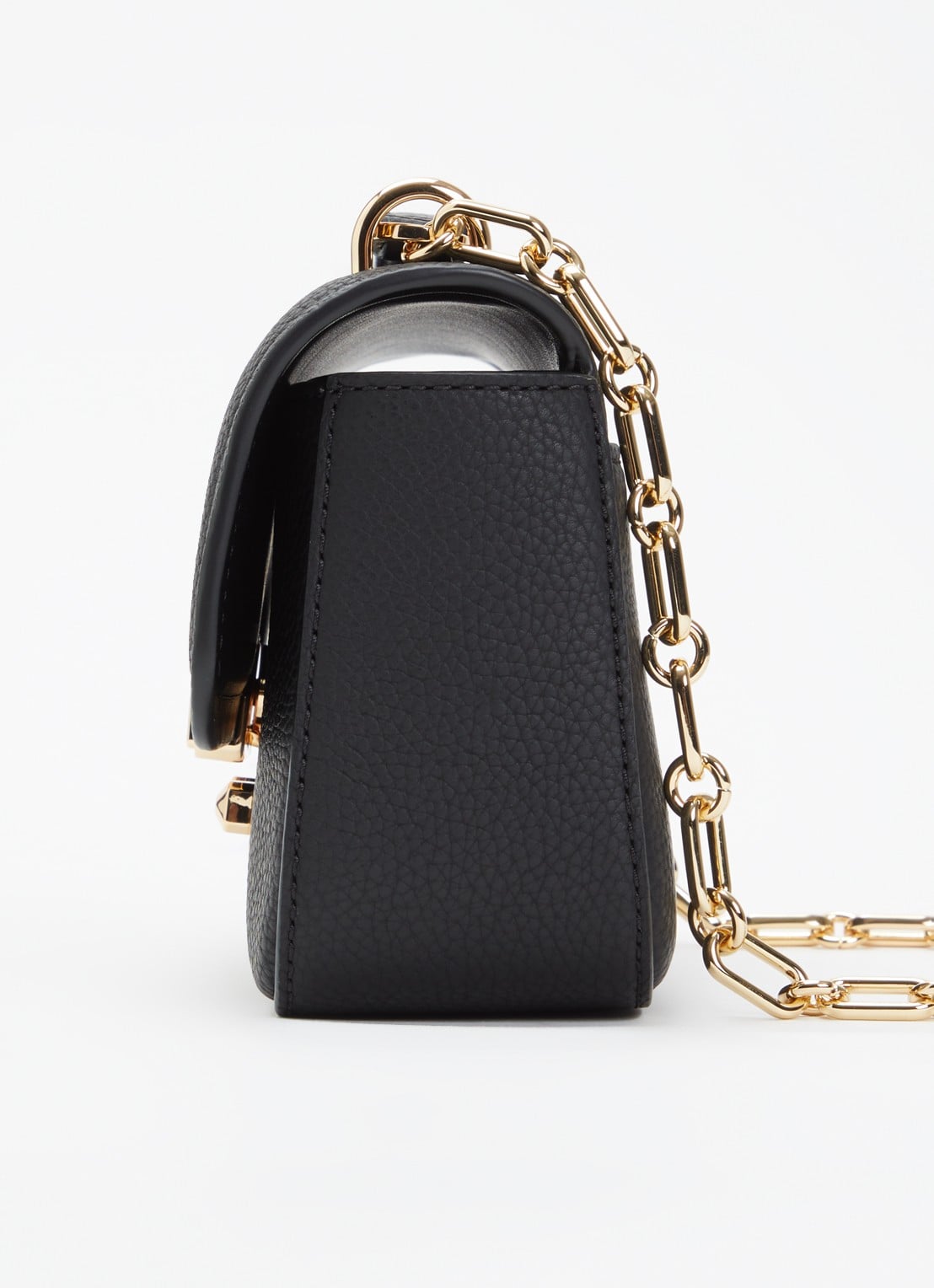Michael Kors Tribeca schoudertas van leer met verstelbare schouderriem - detail 3 zwart