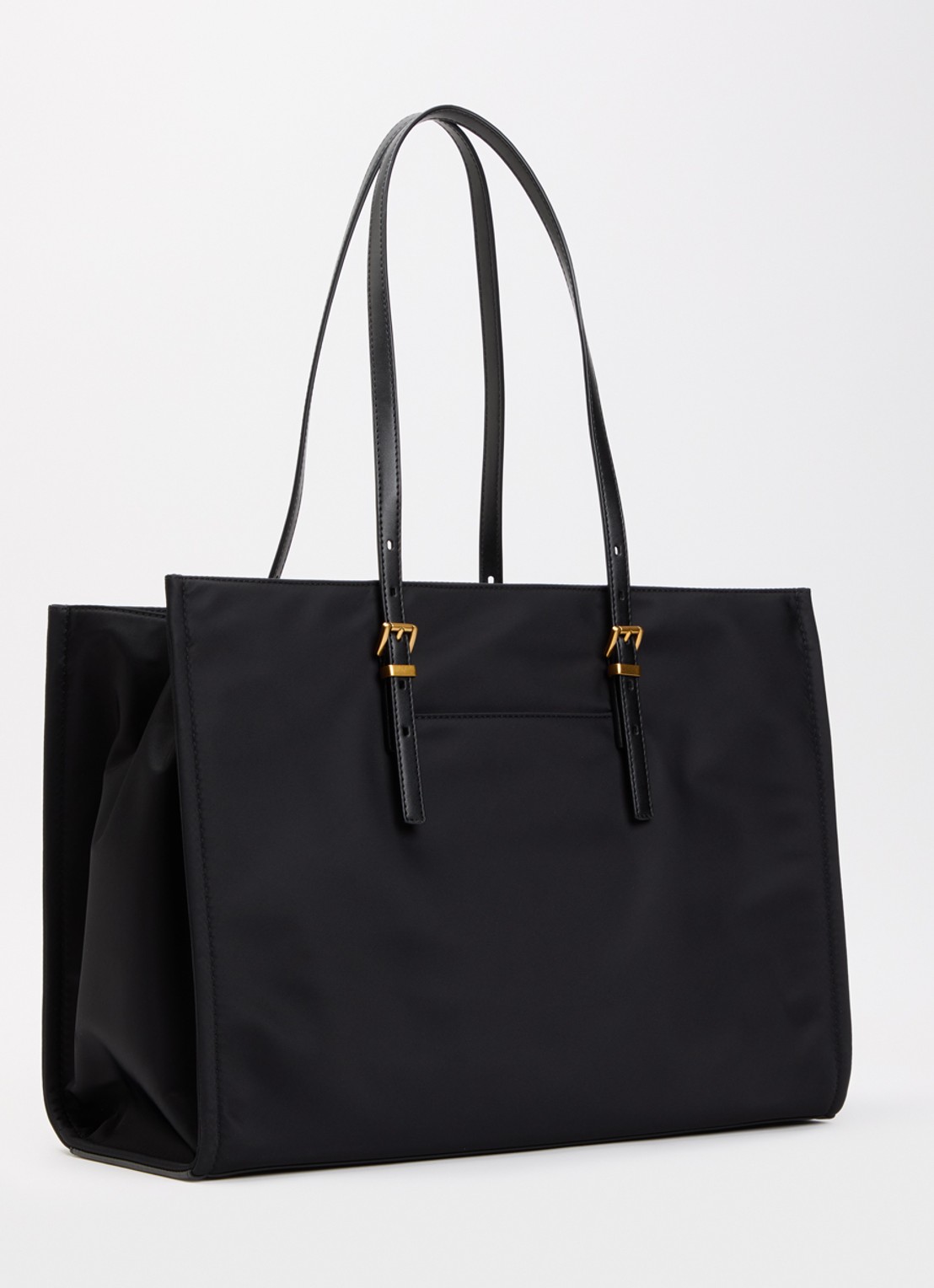 Michael Kors Zadie schoudertas met tasbedel  - achterkant 5 zwart