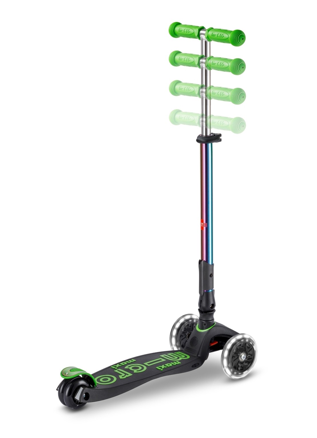 Micro Step Maxi Micro Deluxe step inklapbaar en met LED-verlichting - detail 4 paars