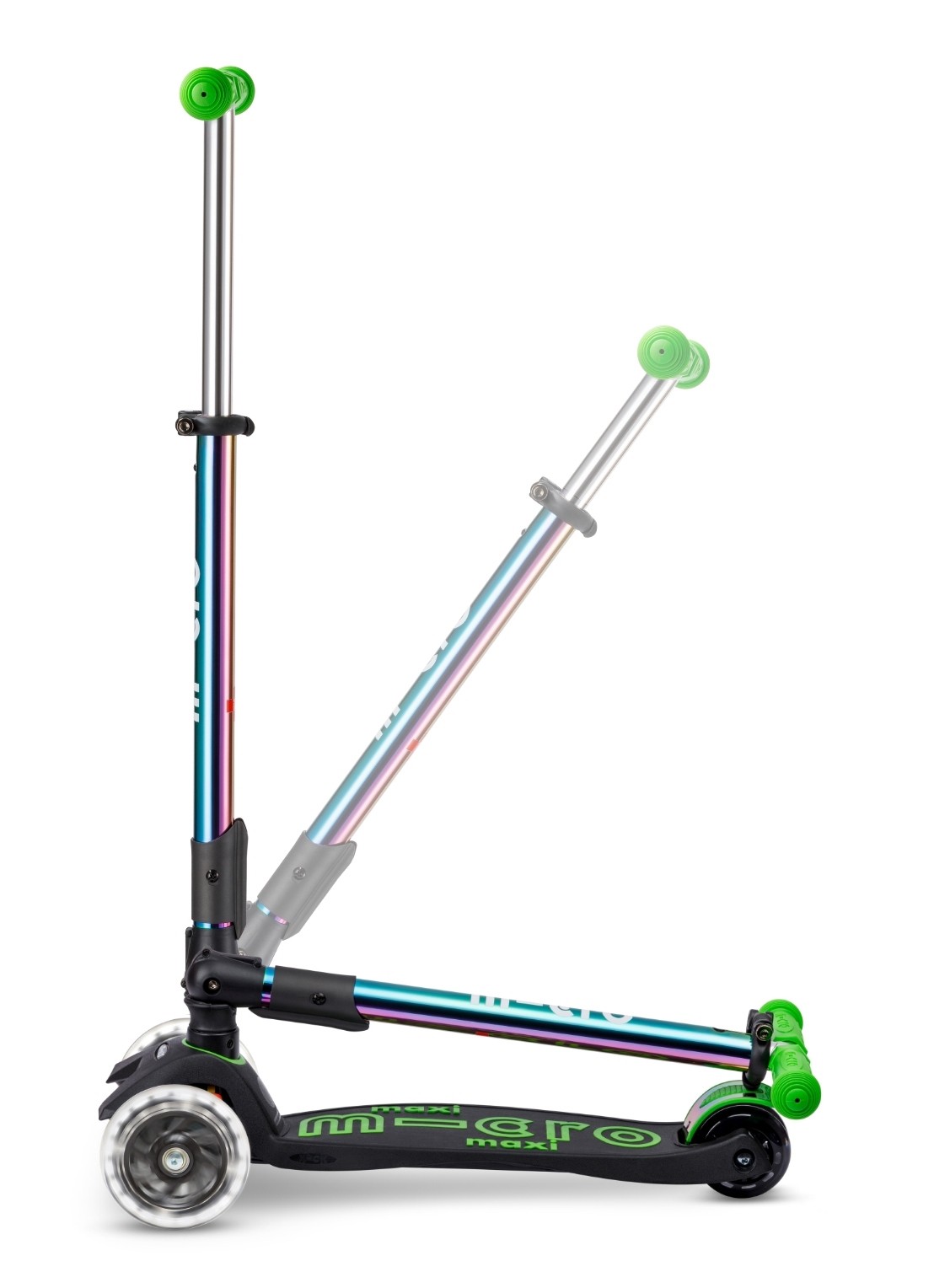 Micro Step Maxi Micro Deluxe step inklapbaar en met LED-verlichting - detail 6 paars