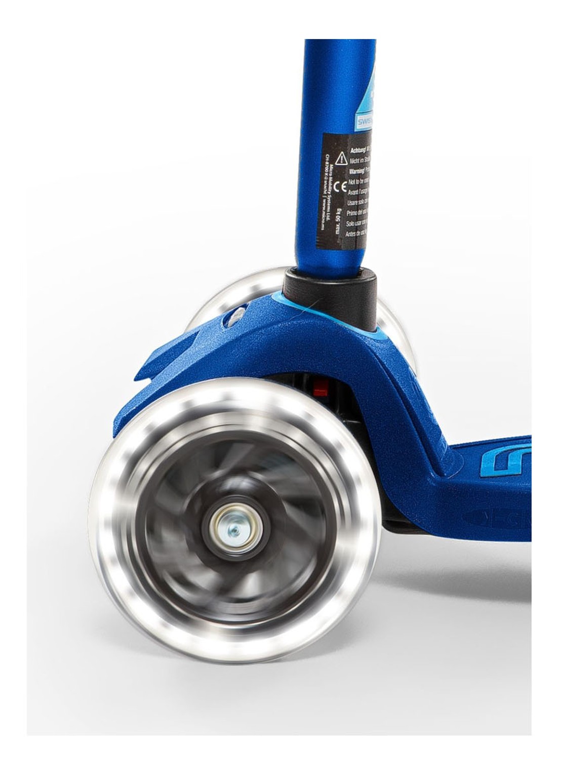 Micro Step Maxi Micro Deluxe step met LED-verlichting  - detail 2 blauw