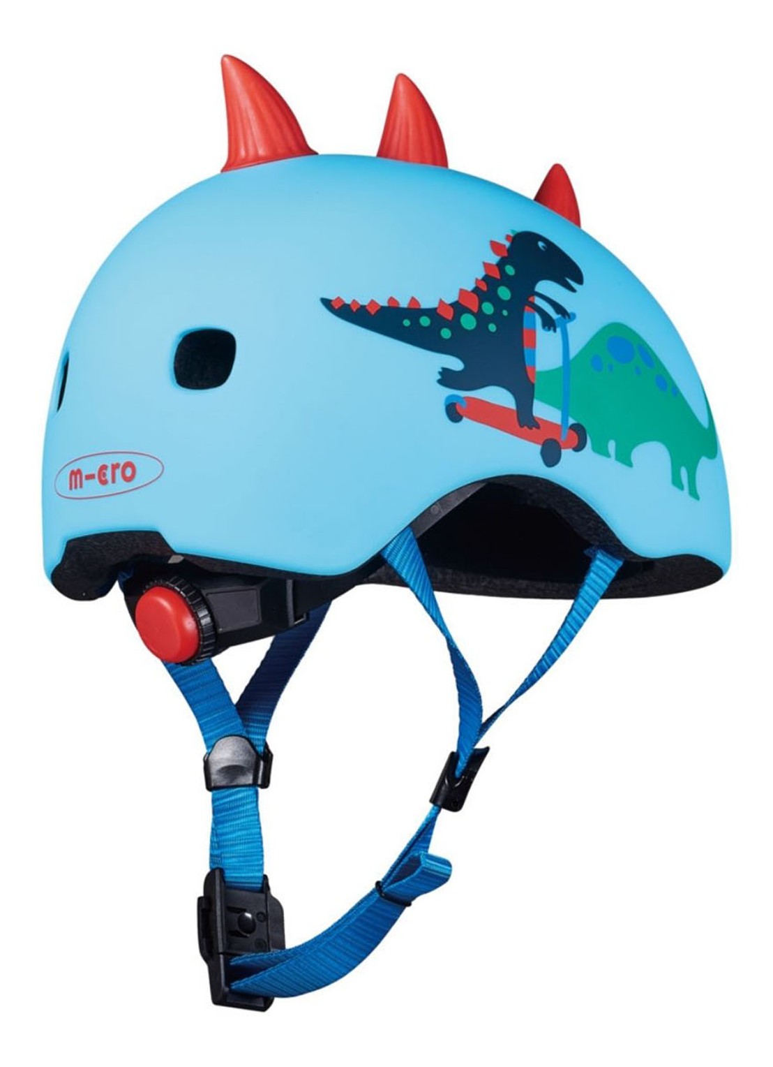 Micro Step Micro 3D Dino kinderhelm - detail 4 blauw