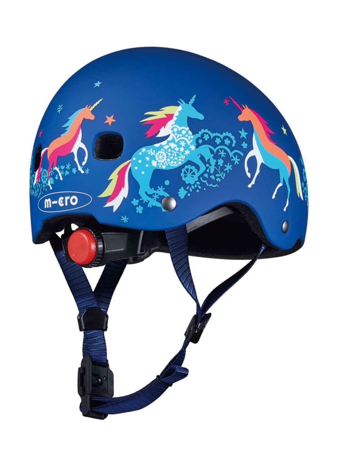 Micro Step Micro Eenhoorn kinderhelm - detail 5 blauw
