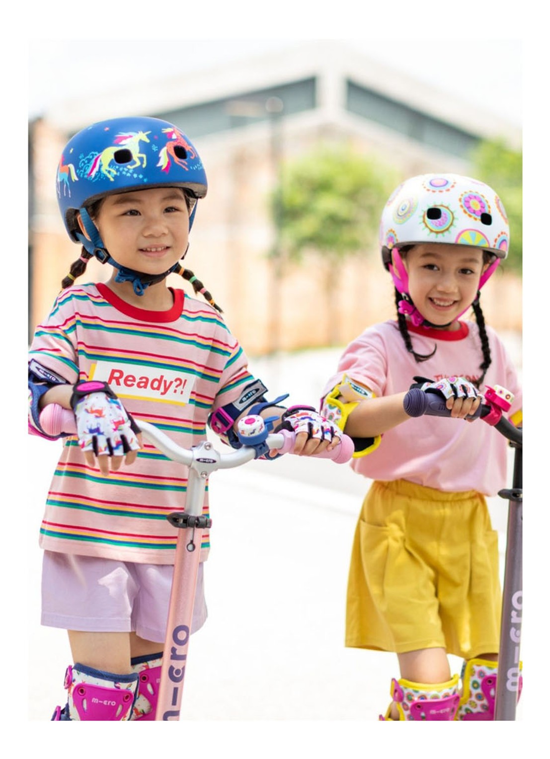Micro Step Micro Eenhoorn XS kinderhelm  - voorkant 2 donkerblauw