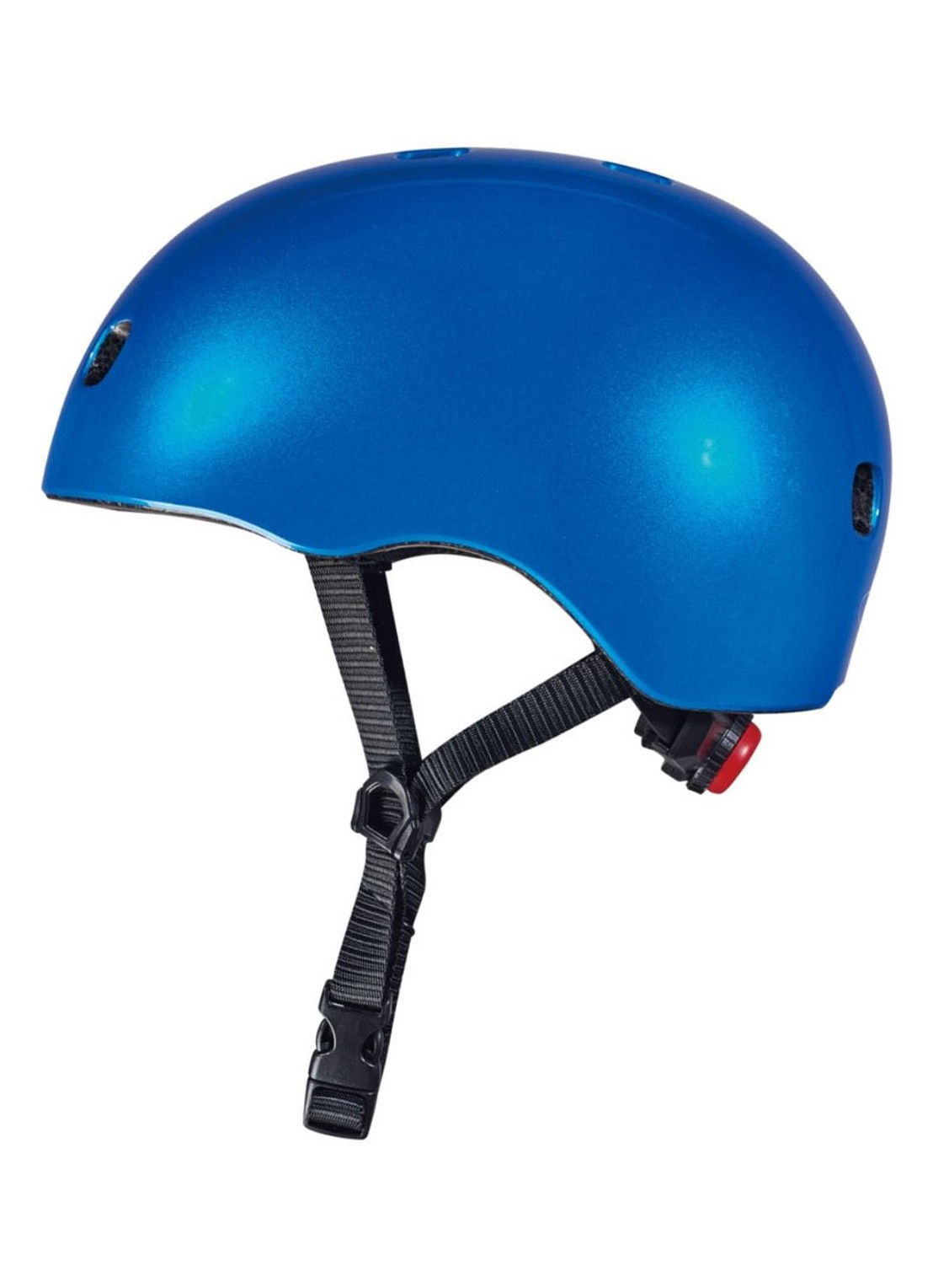 Micro Step Micro Metallic M kinderhelm  - achterkant 3 blauw