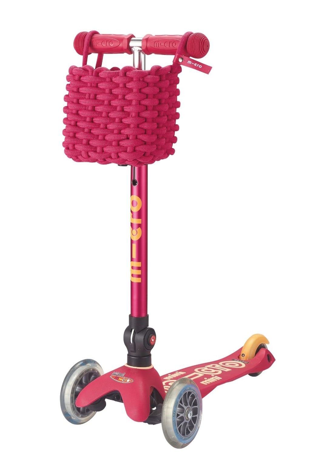 Micro Step Micro stepmandje - voorkant 5 roze