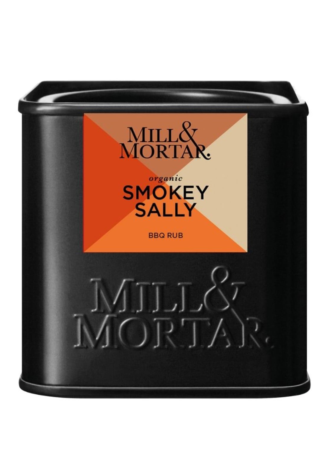 Mill & Mortar Smokey Sally kruidenmix 50 gram - voorkant zwart