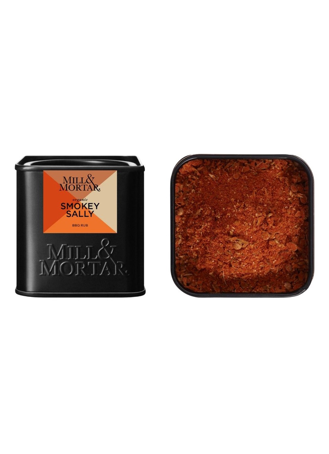 Mill & Mortar Smokey Sally kruidenmix 50 gram - voorkant 2 zwart