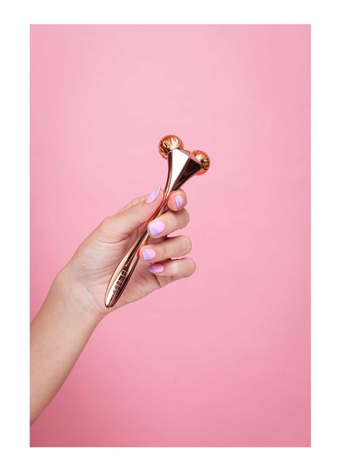 Milu Workout Beauty Tool - gezichtsroller - detail 6 roségoud