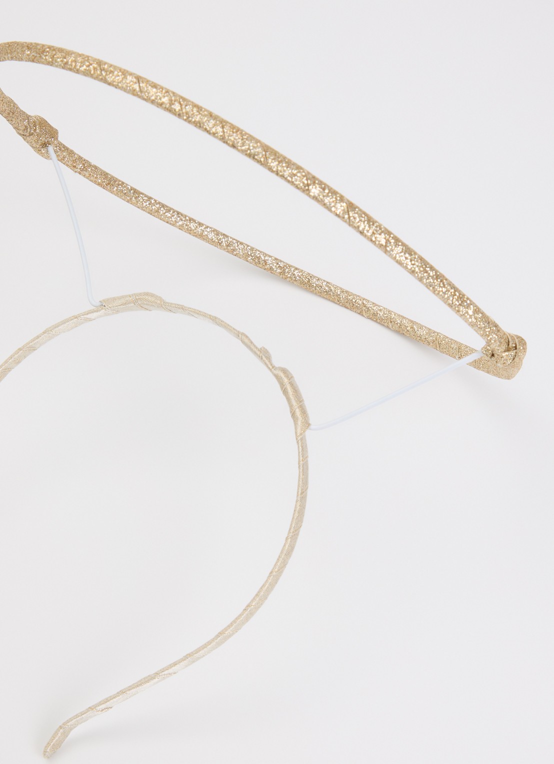 Mimi & Lula Angel Halo haarband met applicatie en glitter - voorkant 2 goud