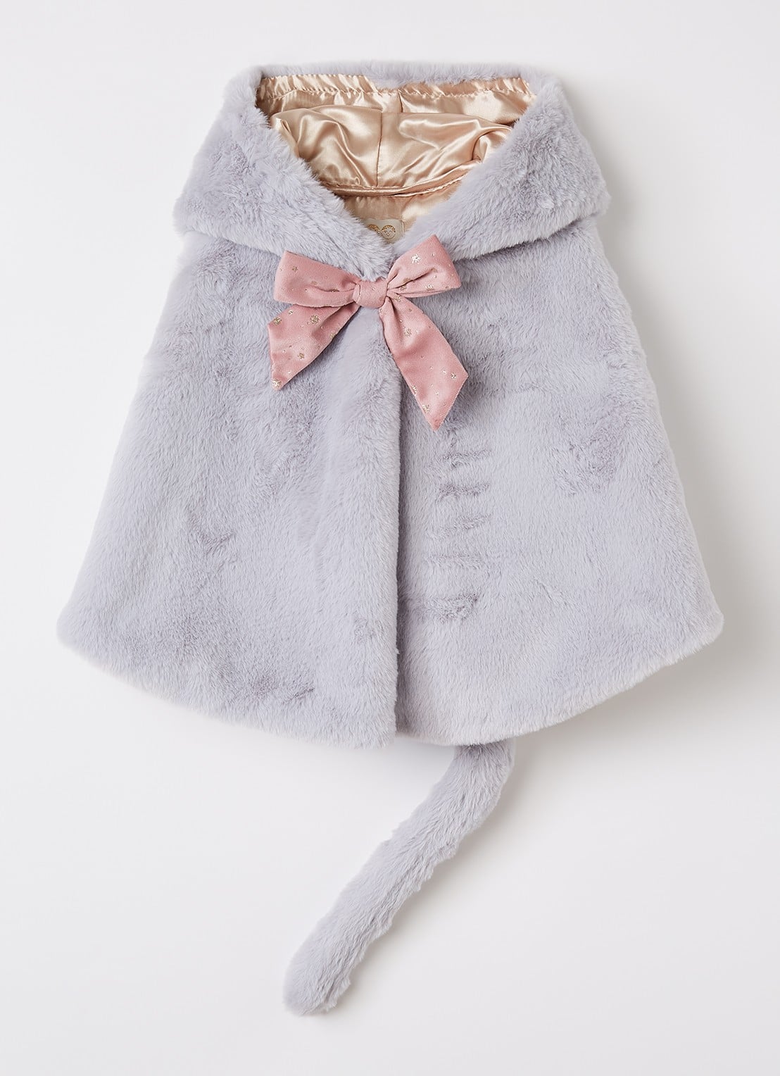 Mimi & Lula Cat cape - voorkant lichtgrijs