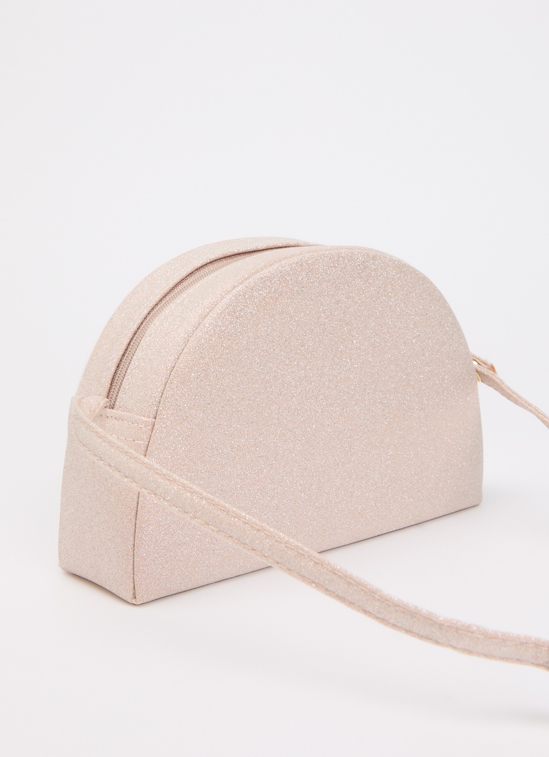 Mimi & Lula Dreamwish crossbodytas met glitter - achterkant oudroze