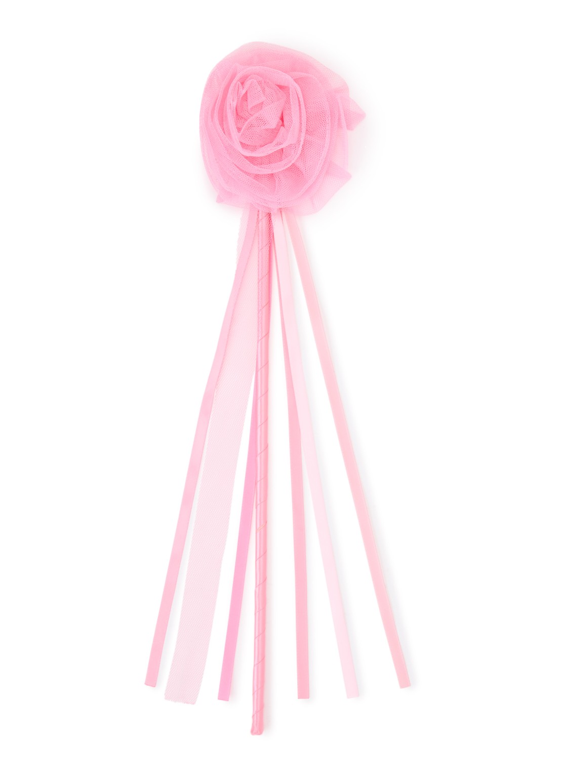 Mimi & Lula Ruffle Flower toverstaf - voorkant roze